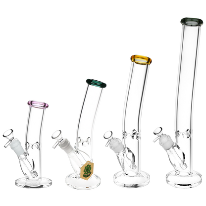 SeshGear Classic Glass Bent Neck Straight Tube Bong | Group
