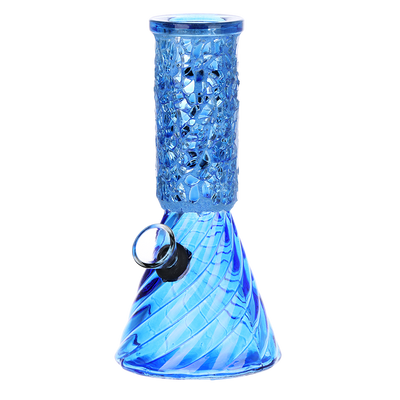 SeshGear Crystalline Beaker Bong | Blue