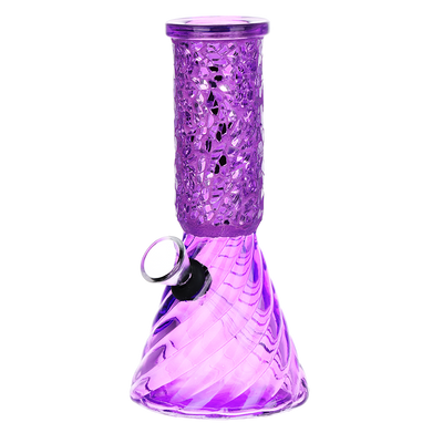 SeshGear Crystalline Beaker Bong | Purple