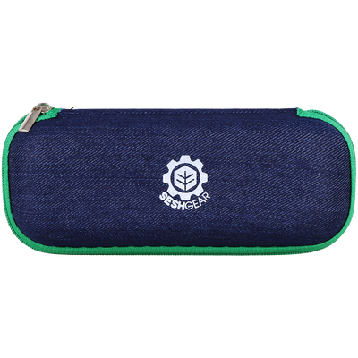 SeshGear Dab Straw Travel Kit | Zippered Case Closed View