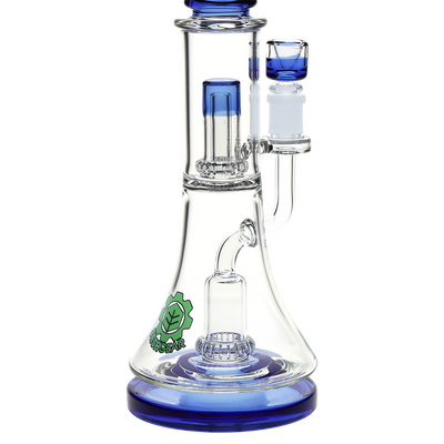 SeshGear Double Perc Beaker Bong | Base Close Up View