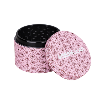 SeshGear Famous Kimono Grinder | 4pc | 2.5" | Pink Deco