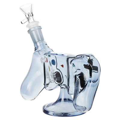 SeshGear Game Controller Bong | Back & Mouthpiece View