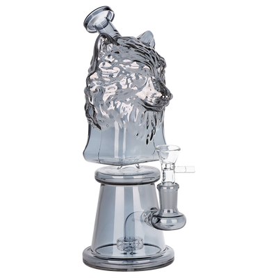 SeshGear Gray Wolf Bong | Frontal Side View