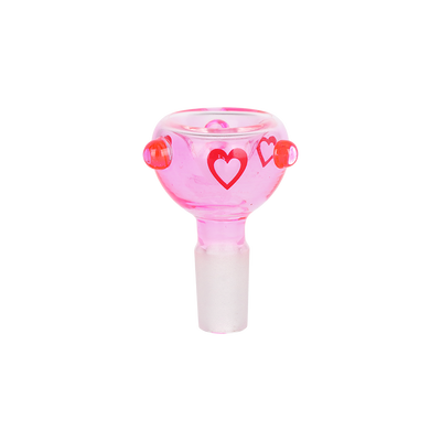 SeshGear Hearts Aflutter Beaker Bong | Matching Herb Slide