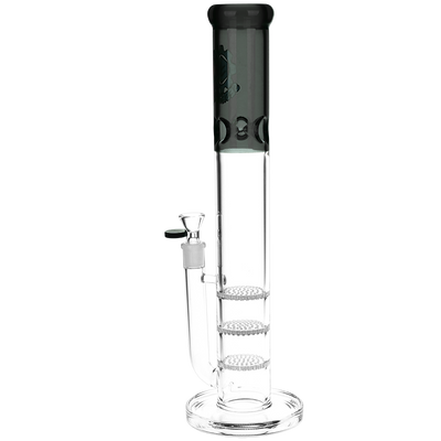 SeshGear Honeycomb Stack Straight Tube Bong | Back View