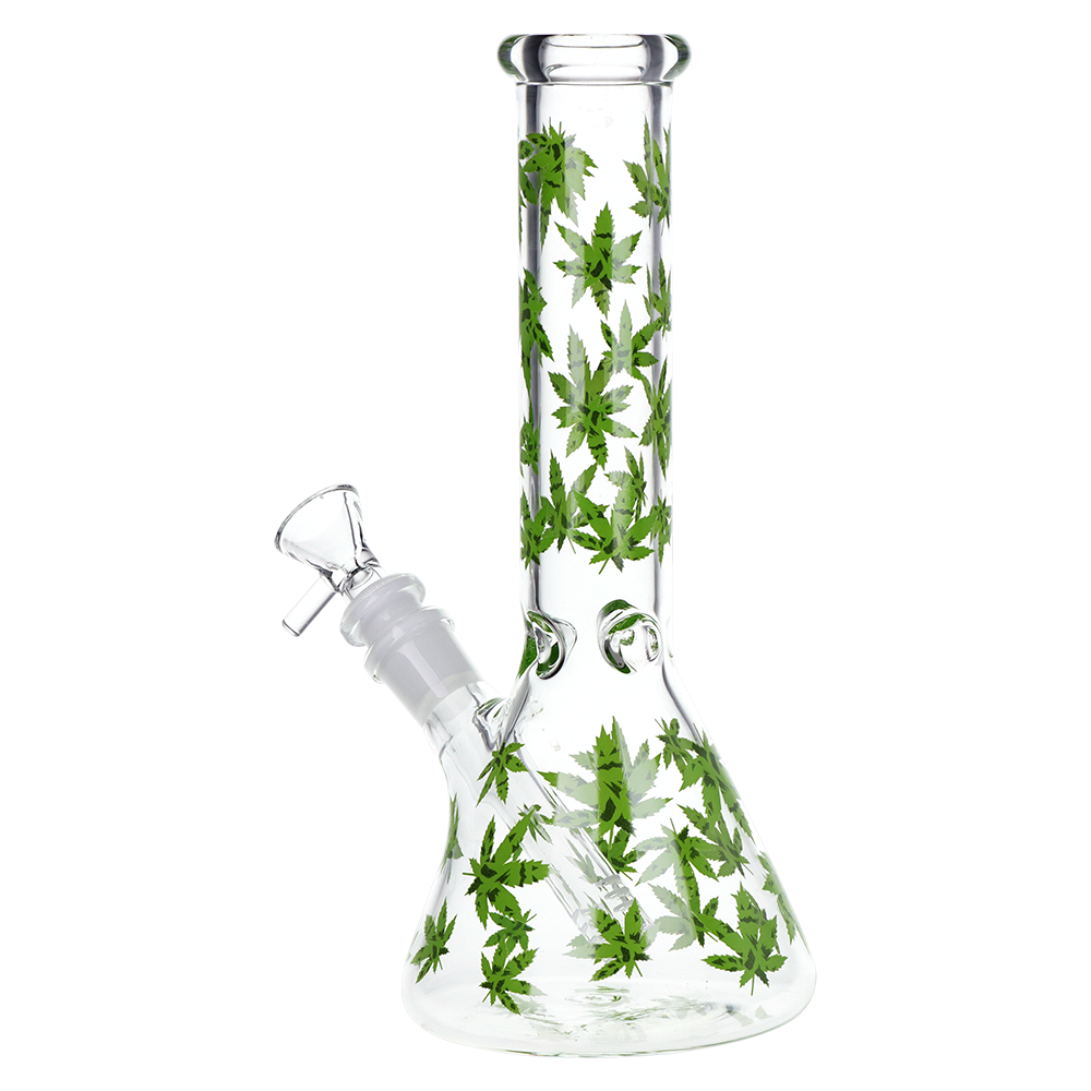 SeshGear Leafy Greens Beaker Bong | Back View