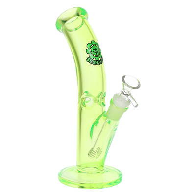 SeshGear Lean Back Bent Tube Bong | Green