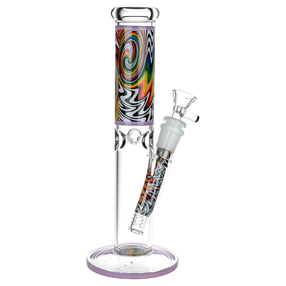 SeshGear Lofty Visions Straight Tube Bong | Back View