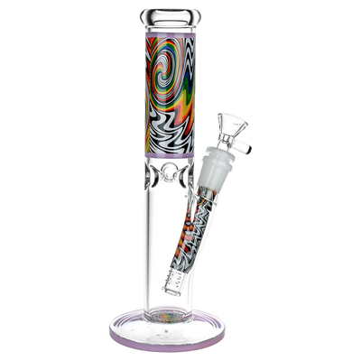 SeshGear Lofty Visions Straight Tube Bong | Back View