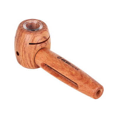SeshGear Wood Hammer Hand Pipe | Side View