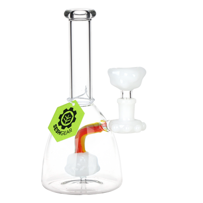 SeshGear Rainbow Cloud Dome Bong | Front View