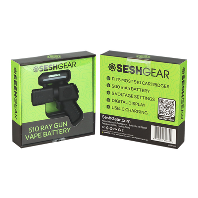 SeshGear Ray Gun 510 Cartridge Battery | Packaging