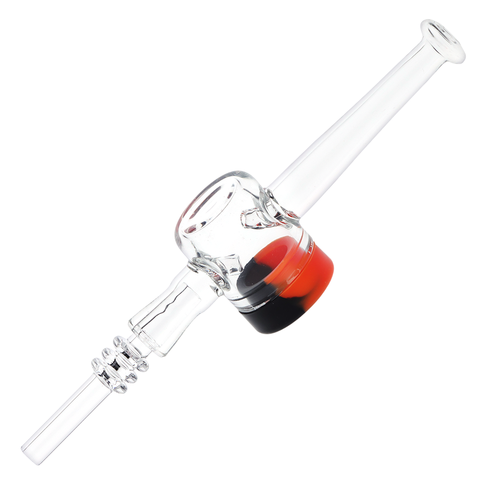 SeshGear Reclaimer Dab Straw | Quartz Tip | Red Black