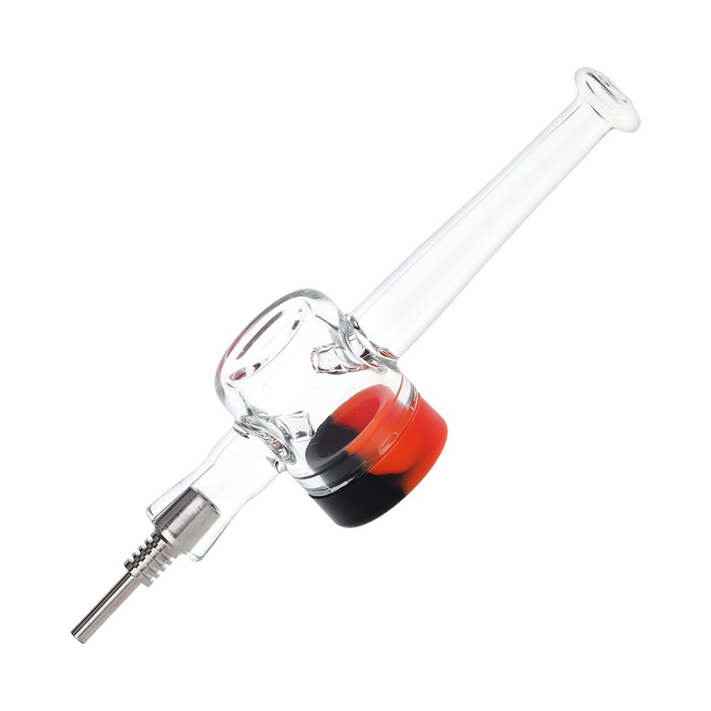 SeshGear Reclaimer Dab Straw | Titanium Tip | Red Black