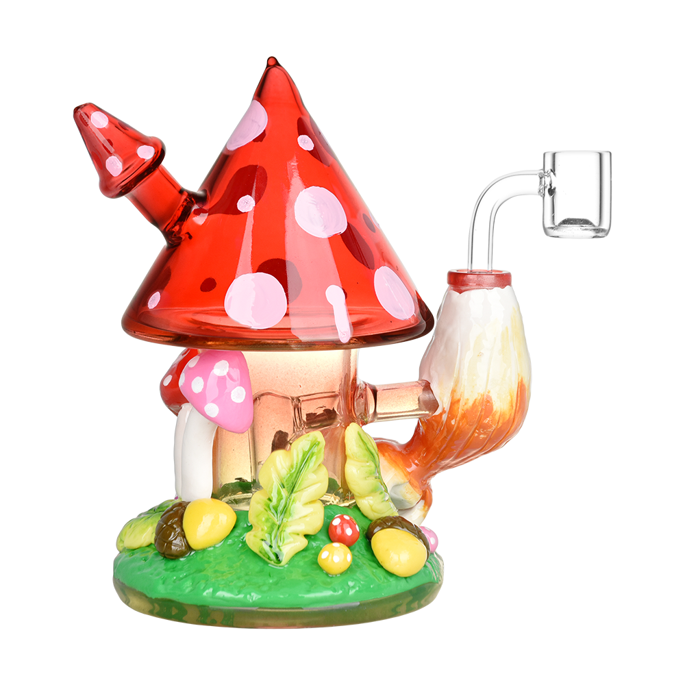 SeshGear Shroom Forest Fantasy Dab Rig | Side View