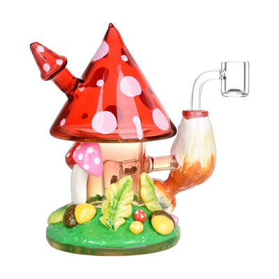 SeshGear Shroom Forest Fantasy Dab Rig | Side View