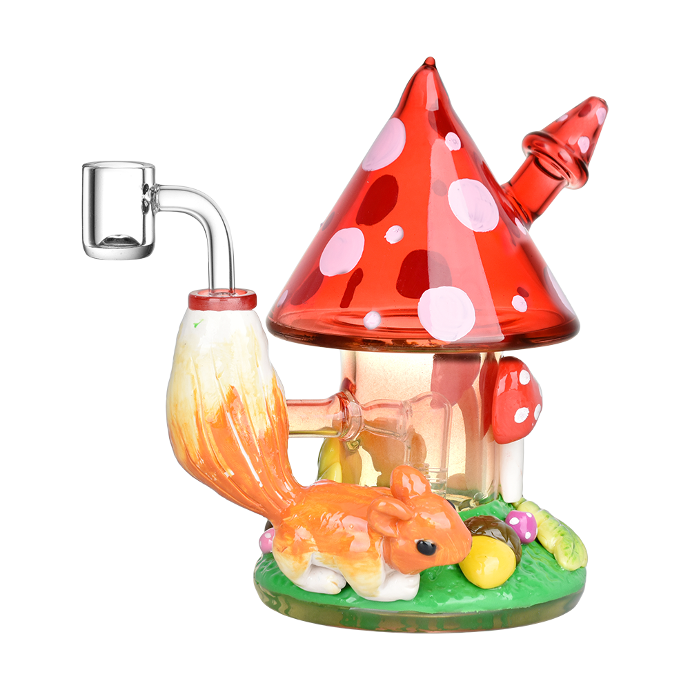 SeshGear Shroom Forest Fantasy Dab Rig | Alt Side View