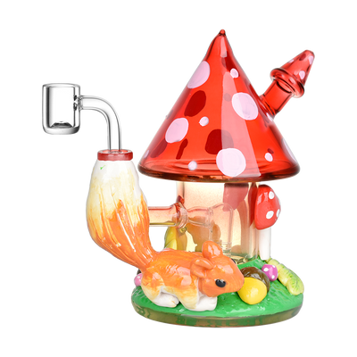 SeshGear Shroom Forest Fantasy Dab Rig | Alt Side View
