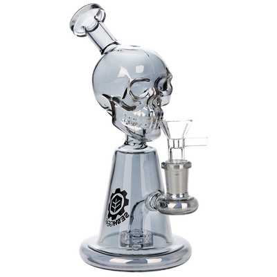 SeshGear Skull Electroplated Bong | Front View