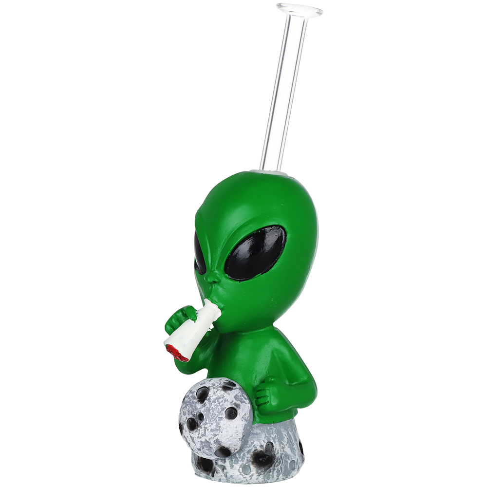 SeshGear Smoking Alien Hand Pipe | Front View