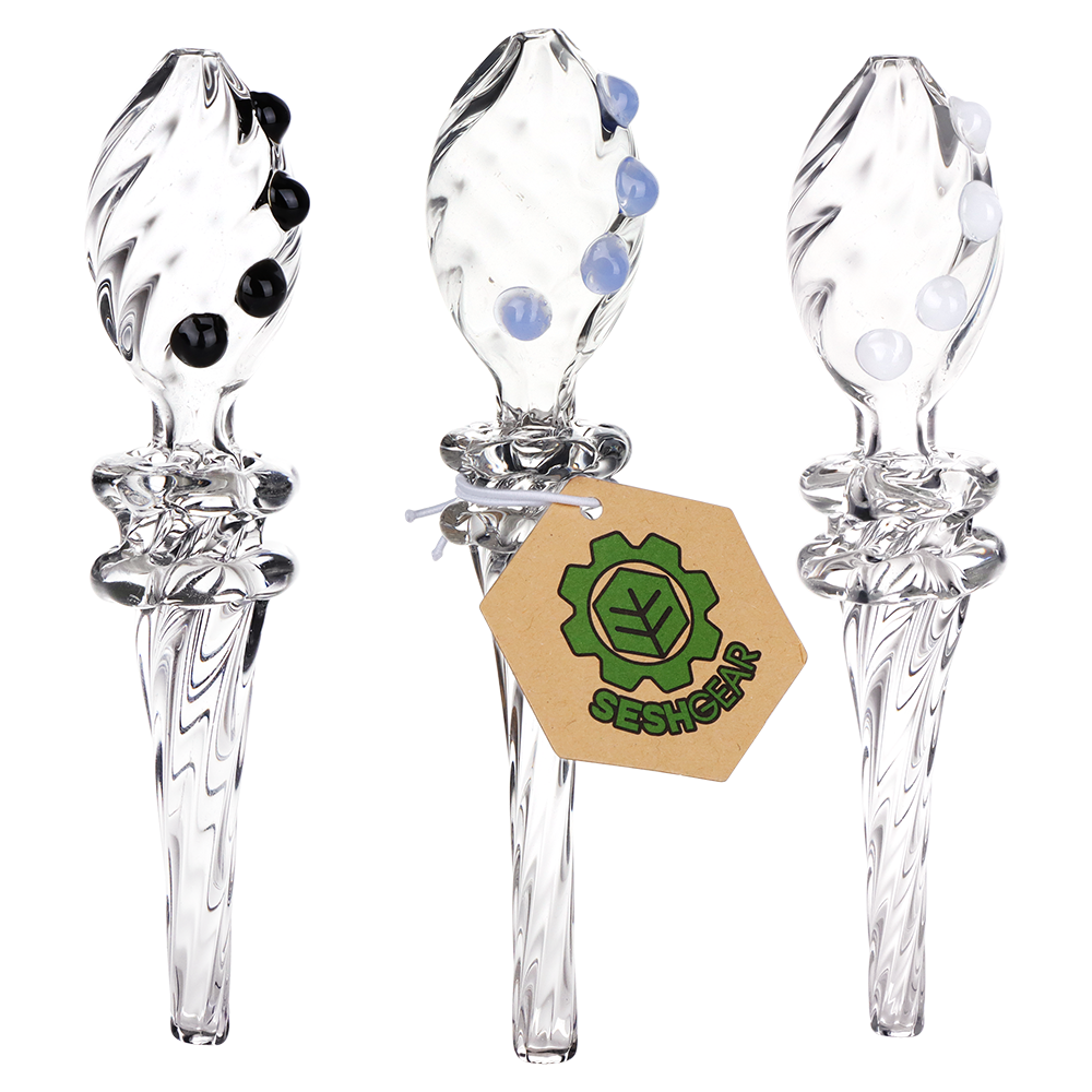 SeshGear Twisted Helix Dab Straw Set | 3 Piece Set