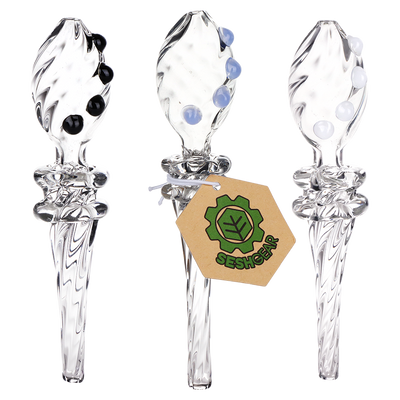 SeshGear Twisted Helix Dab Straw Set | 3 Piece Set