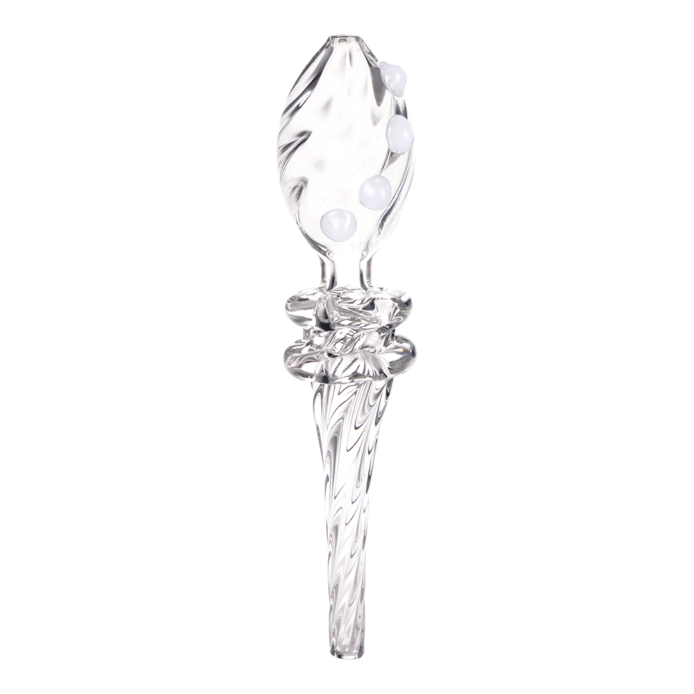 SeshGear Twisted Helix Dab Straw Set | White