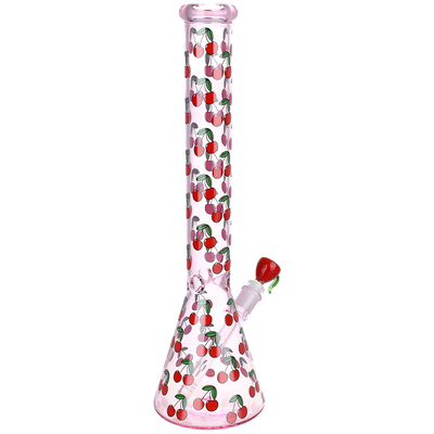 SeshGear Very Cherry Beaker Bong | Extra Large Size | Back View