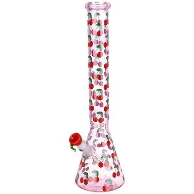 SeshGear Very Cherry Beaker Bong | Extra Large Size | Front View