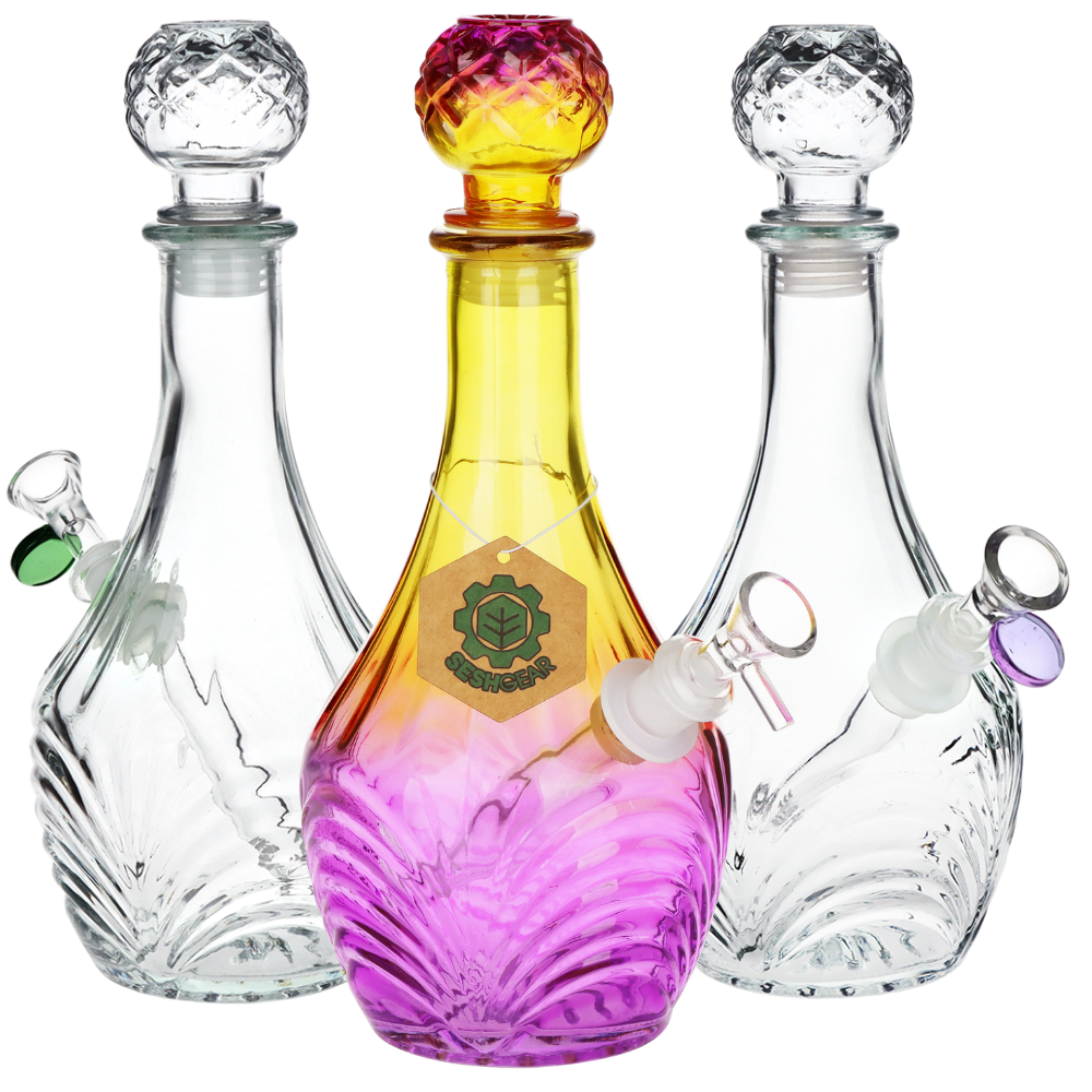 SeshGear High Stripe Vintage Decanter Bong | Group