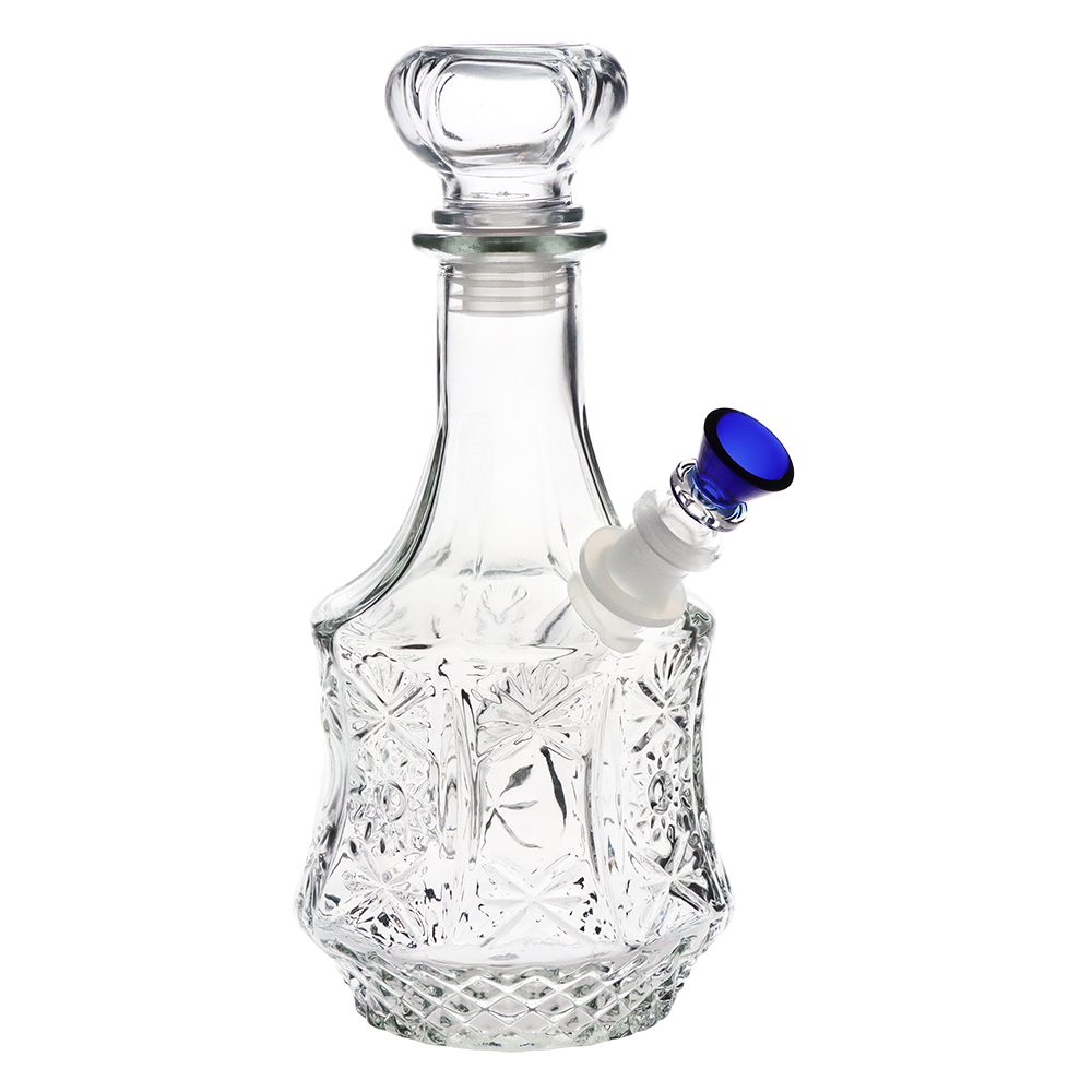 SeshGear Sun Blossom Vintage Decanter Bong | Blue