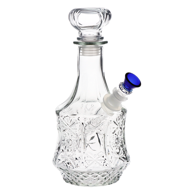 SeshGear Sun Blossom Vintage Decanter Bong | Blue