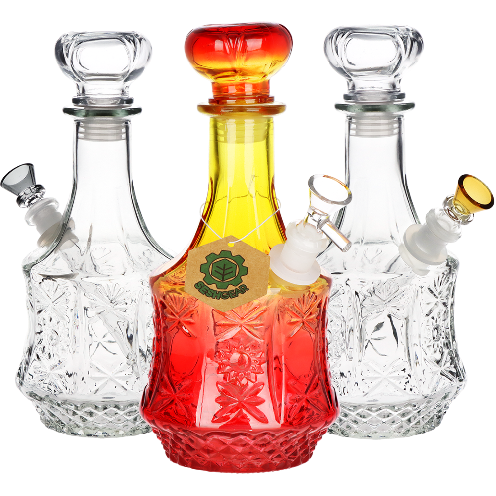 SeshGear Sun Blossom Vintage Decanter Bong | Group