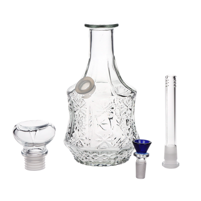 SeshGear Sun Blossom Vintage Decanter Bong | All Pieces View
