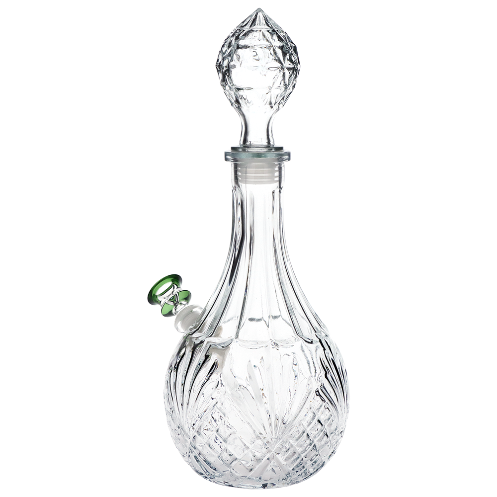 SeshGear Water Drop Vintage Decanter Bong | Rear View