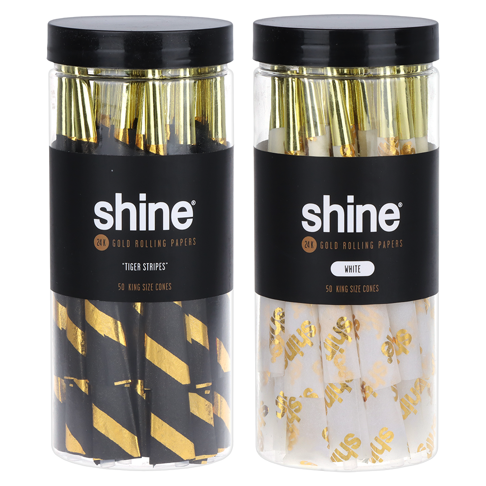 Shine 24K Gold Pre-Rolled Cones | Design Series | Group