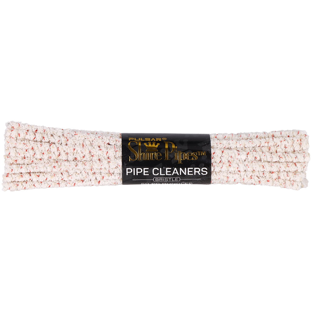 Shire Pipes Bristled Pipe Cleaners | 50 Piece Pack | Hard Bristle