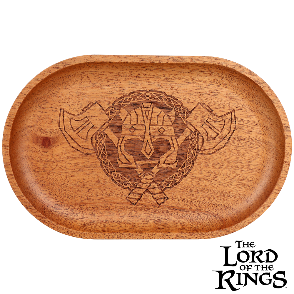 GIMLI™ Mahogany Wood Tray | Shire Pipes™ x The Lord of the Rings™