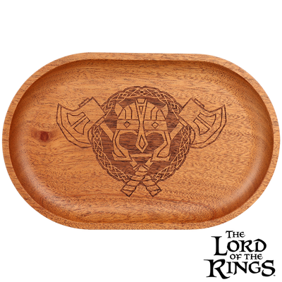 GIMLI™ Mahogany Wood Tray | Shire Pipes™ x The Lord of the Rings™