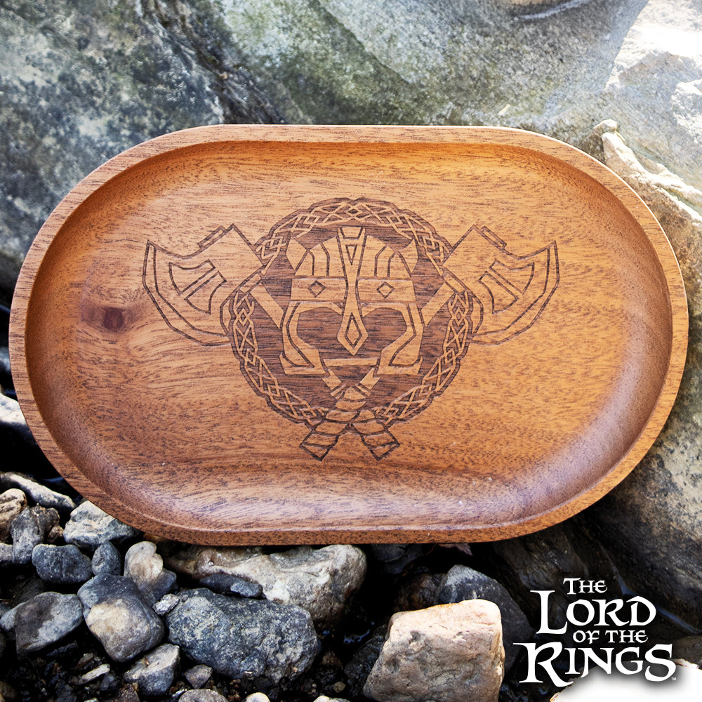 GIMLI™ Mahogany Wood Tray | Shire Pipes™ x The Lord of the Rings™ | Lifestyle