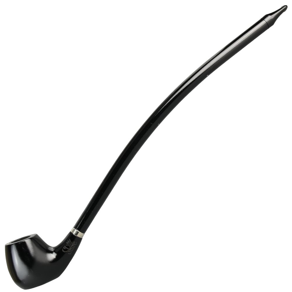 Shire Pipes Churchwarden Smoking Pipe | The Charming | Black