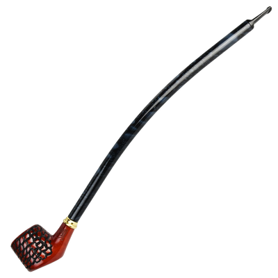 Shire Pipes Engraved Churchwarden Smoking Pipe | The Connoisseur