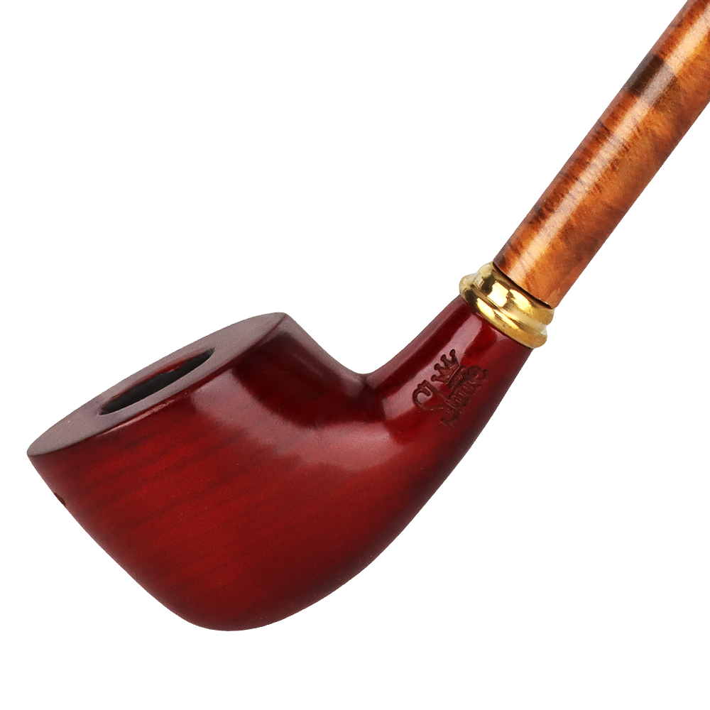 Shire Pipes Pot Churchwarden Smoking Pipe | The Craic | Close View of Bowl
