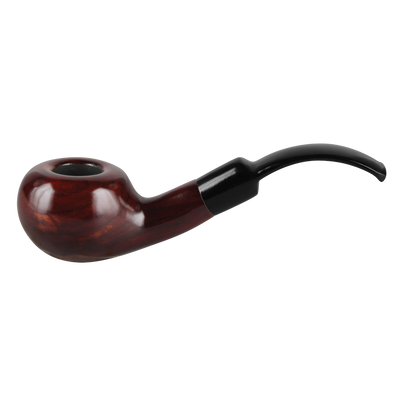 Shire Pipes Bent Tomato Smoking Pipe | The Excursionist | Side View