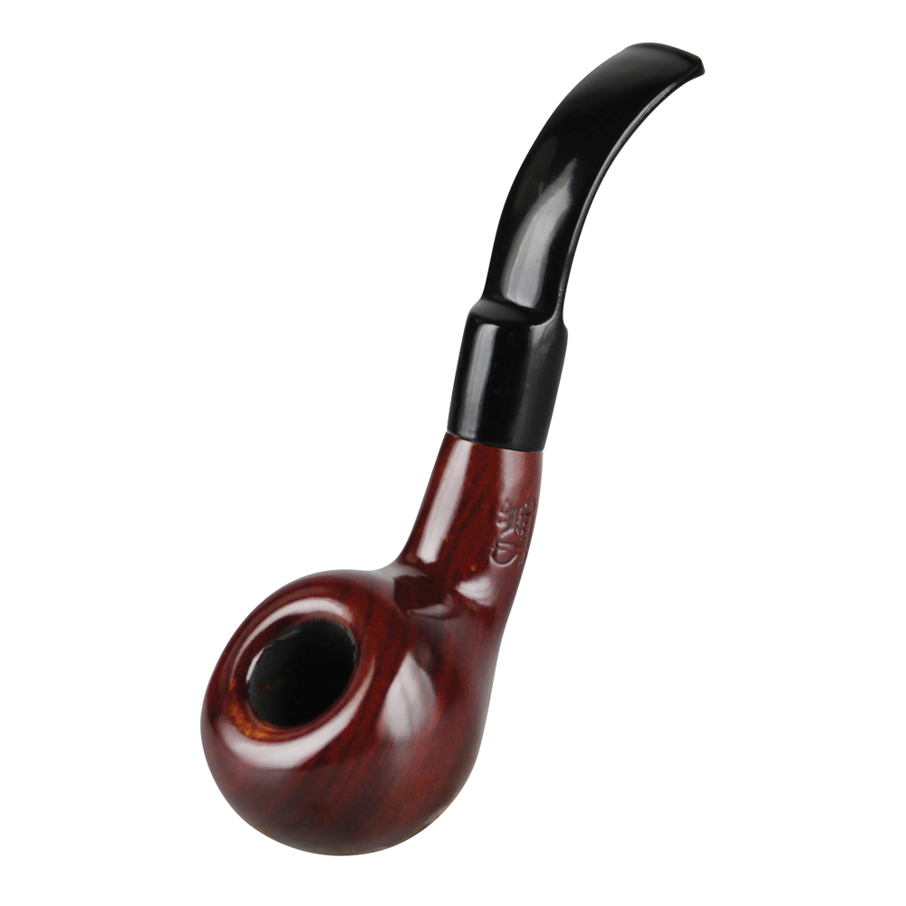 Shire Pipes Bent Tomato Smoking Pipe | The Excursionist | Top View