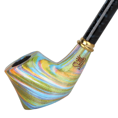 Shire Pipes Volcano Churchwarden Smoking Pipe | The Komezuka | Close View of Bowl