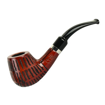 Shire Pipes Engraved Bent Brandy Smoking Pipe | The Mad Dash
