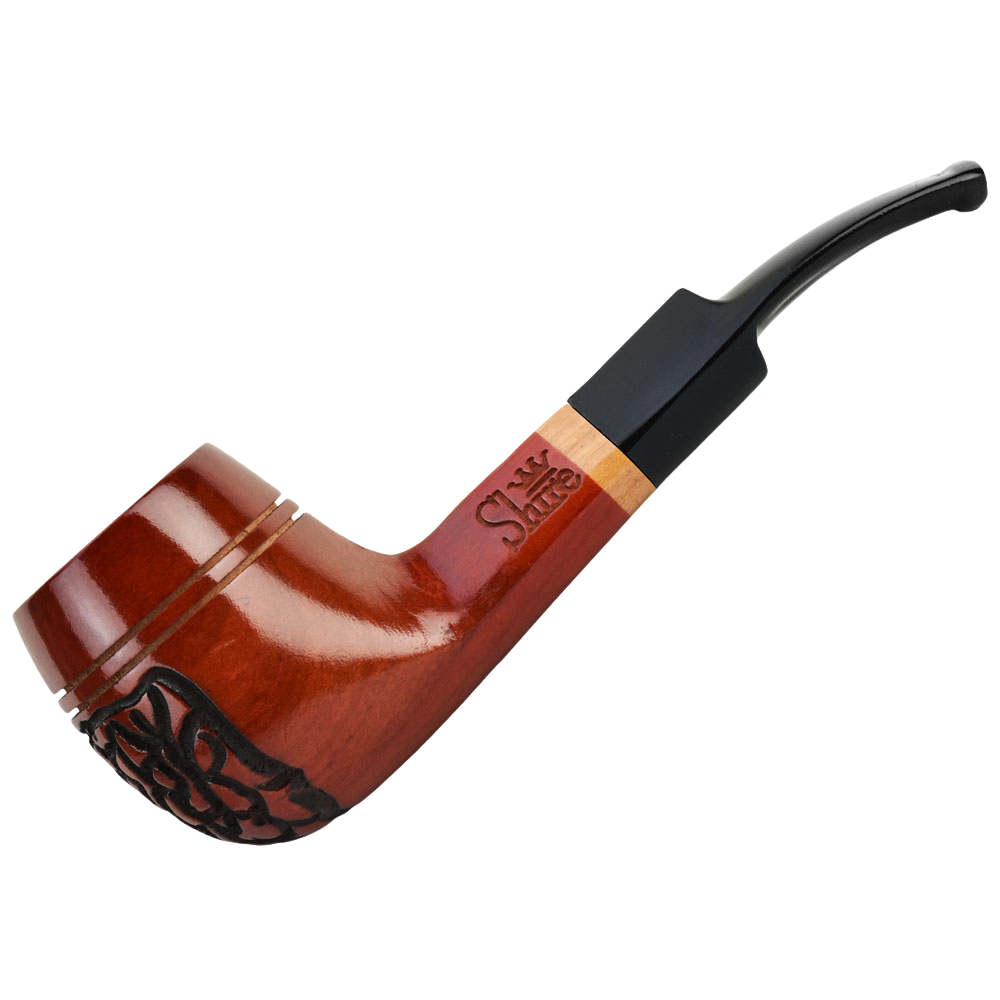 Shire Pipes Engraved Bulldog Smoking Pipe | The Roscoe