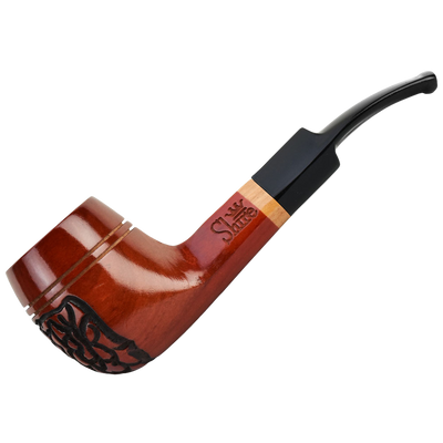 Shire Pipes Engraved Bulldog Smoking Pipe | The Roscoe